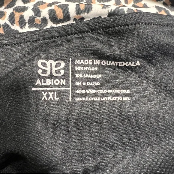 NWT Albion The Savannah One-Piece Swimsuit Cheetah Print XXL - Picture 6 of 9